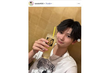 「今日好き」河村叶翔、ダウンパーマショットに反響「イケメンすぎる」「似合ってる」 画像