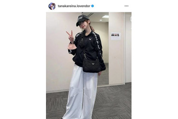 田中れいな、お気に入りの“楽ちん”ファッションSHOTに反響「おしゃれ」「めっちゃ可愛い」 画像