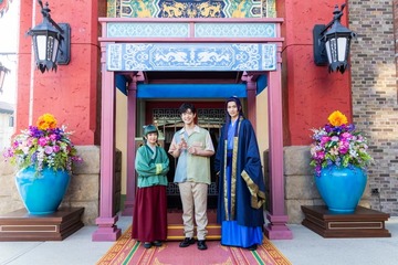 「薬屋のひとりごと」声優・大塚剛央がUSJ来場 リアルな猫猫＆壬氏との対面に「ホンモノだ！」と興奮 画像