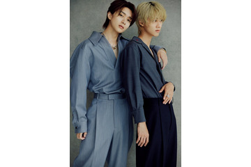 M!LK山中柔太朗＆曽野舜太、“ボッテガ・ヴェネタ”エレガントなコレクション着こなす「andBOY」登場 画像