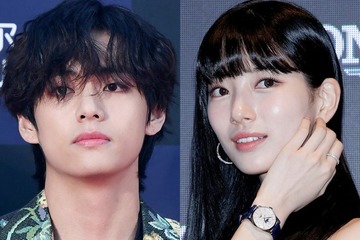 スジ、BTS・Vと見つめ合うオフショットが話題「ふざけ合ってるの最高」「美しすぎて言葉にならない」 画像
