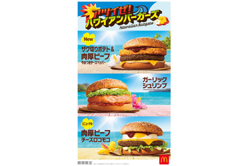 マクドナルド、夏の定番「ハワイアンバーガーズ」8商品が期間限定登場 画像