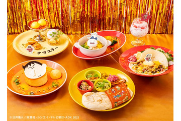 東京・池袋で「映画クレヨンしんちゃんカフェ」ナン主役のコンボやシロのカレーピラフ、“味変”ラッシー提供 画像