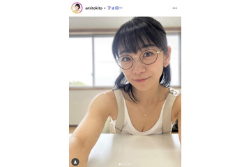 10年ぶりグラビア話題の時東ぁみ、膝上ミニスカ×タンクトップ姿に視線集中「色気増した」「魅力的」 画像