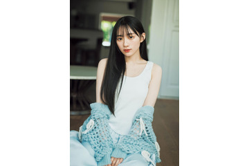 乃木坂46川崎桜、タンクトップ姿で素肌輝く “プク顔”も披露 画像