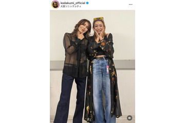 倖田來未、工藤静香とパシャリ！コンサートでの“まさかのサプライズ”には感涙「 歌の力って凄い」 画像