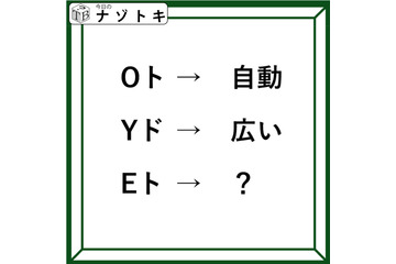 クイズです！「Oト→自動。では、Eトは何？」難しく考えすぎないでOK！【難易度LV２.・甘口】 画像