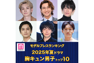 ＜夏ドラマアワード2025＞読者が選ぶ「胸キュン男子」トップ10を発表【モデルプレスランキング】 画像