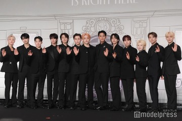 SEVENTEEN、スタッフにサプライズで豪華景品くじ引き開催「最高のチーム」「信頼関係が素敵」ジョンハンら兵役中メンバーの姿も 画像