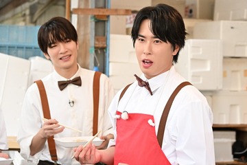 Snow Man深澤辰哉、“大学の同級生”磯村勇斗のためサプライズ登場 宮舘涼太MC「黄金のワンスプーン！」23日放送 画像