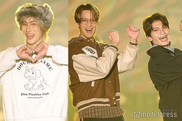 UNiFY福井巴也・MATSURI渡辺真＆鈴木渉ら、秋ファッションでキュートなポージング 【STARRZ TOKYO 2025】 画像