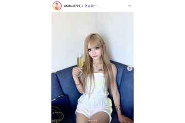 「今日好き」倉八音羽、太もも＆腕にボディジュエリー「スタイル抜群」「美脚」の声 画像