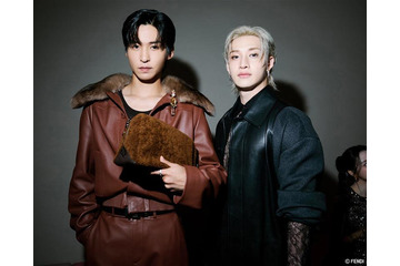 Snow Man目黒蓮「フェンディ」纏いコレクションに参加 Stray Kidsバンチャンと交流も 画像