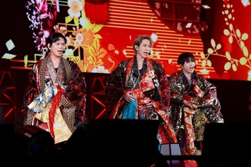 NEWS、増田貴久が長年温めた壮大演出・花魁姿へ1分で変身…20万人動員ツアーで見せた進化 揺るぎない「3人」と「事務所の伝統」25周年に向けた構想も 画像