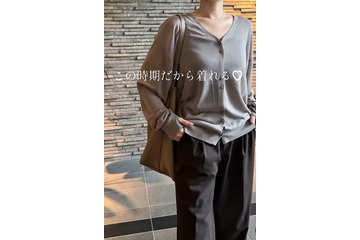 【ユニクロ】タックワイドパンツ、今、買い足すならどんな色？【40代の毎日コーデ】 画像