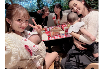 「baby服爆買い」辻希美、生後2ヶ月次女を抱っこし展示会＆ランチを満喫「あっという間の時間でした」 画像