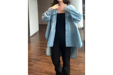 失敗知らずの垢抜け配色!デニムジャケットで作る大人の抜け感カジュアルの表現【40代の毎日コーデ】 画像