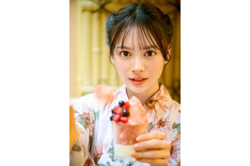 AKB48研究生・伊藤百花、ピンク浴衣姿のデートショット 1stフォトブック先行カット第2弾解禁 画像