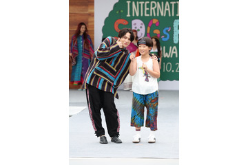 山下幸輝・「今日好き」米澤りあら、キッズモデルとランウェイ オリエンタルファッション着こなす【SDGs FES】 画像