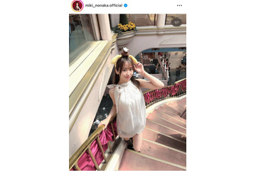 モー娘。野中美希、美脚際立つサンリオ満喫SHOTに反響「可愛いよ」「めちゃ似合ってる」 画像