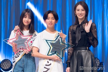 「スター☆オーディション」グランプリは14歳・山中島世夏さん＆14歳・岩瀬夕由さん 北川景子がサプライズ登場でエール「強くたくましく生き抜いて」 画像