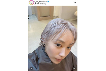高橋愛、NEWヘアは淡いパープル！雰囲気ガラリな最新SHOTに「色がとてもきれい」「めちゃかわ」の声 画像