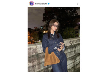 めるる、“一目惚れ”したセットアップSHOTに反響「似合ってる」「お洒落でスタイル抜群」 画像