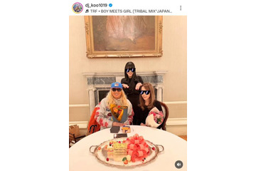 DJ KOO、妻との36回目の結婚記念日を報告！娘からはお祝いの豪華ディナー「感謝しかないです！」 画像