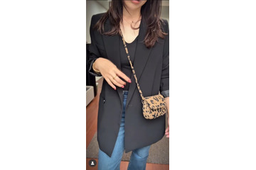 スリムフレアが新鮮！【GU】パンツをまとった大人ハンサムなデニムスタイル【40代の毎日コーデ】 画像