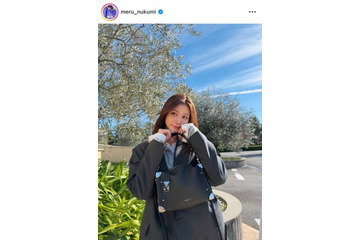 めるる、大人っぽいジャケット×パンツスタイルSHOTに反響「着こなし方がさすが」「めちゃ似合ってる」 画像