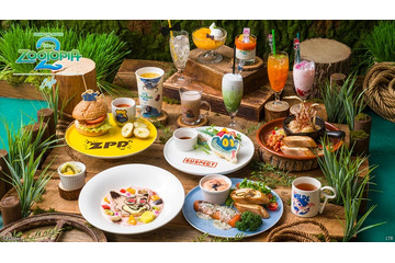 「ズートピア2」期間限定カフェ、東京・大阪・愛知で開催 ジュディやニックイメージの彩り豊かなメニュー 画像