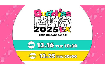 櫻坂46「Buddies感謝祭 2025 EX」DAY1生配信決定 リピート配信も実施 画像