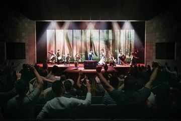 京都駅前に“和太鼓エンタメ”DRUM TAOの新劇場、2026年4月開業 提灯＆暖簾が彩るラウンジやルーフトップも 画像