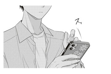 テーブルに置いておいたスマホに伸びる手。え、何で知ってるの？【すきだから、だよ #50】 画像