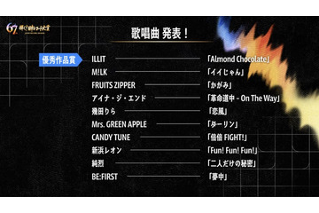 12月30日放送「第67回輝く！日本レコード大賞」全出演アーティストの歌唱曲決定【一覧】 画像