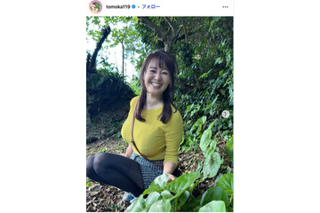 元NHK沖縄キャスター・竹中知華アナ、ミニスカタイツサンタ姿披露「スタイル抜群」「可愛い」と反響 画像
