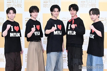 【M!LK紅白／会見全文】塩崎太智、同郷歌手からの驚きの一言 佐野勇斗が夢のステージへの思い語る 画像