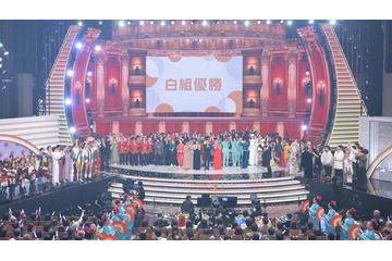 「第76回NHK紅白歌合戦」白組が2年連続優勝 “トリ”ミセス大森元貴「やったー！」 画像