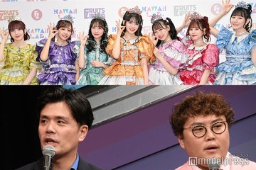 FRUITS ZIPPERメンバー、“公式お兄ちゃん”マユリカとの「紅白」共演はリハまで知らなかった「裏でちょこちょこ会うことができて」再会の様子語る 画像