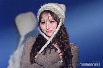 CANDY TUNE小川奈々子、ウェービーヘア×ニット帽がお似合い「普段と雰囲気違って新鮮」「可愛い」と反響【TGCしずおか2026】 画像