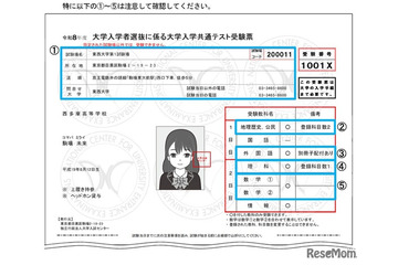 【共通テスト2026】前日持ち物チェック＆もしも当日受験票を紛失・忘れた場合は？ 画像