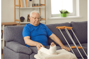 仕事で骨折した祖父…孫の一言「じいじ、痛いんだよね」に涙→孫が取った行動に「大喜び」 画像