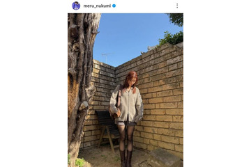 めるる、ほっそり美脚が際立つショーパンコーデに絶賛の声「綺麗すぎる」「大人っぽい」 画像