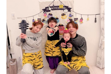 辻希美、家族で鬼の仮装！楽しい節分SHOTを公開「我が家は手巻き寿司スタイル」 画像