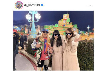 DJ KOO、家族でユニバ満喫！休日の親子3SHOT公開「僕を発見してくれる人も多くてw」 画像