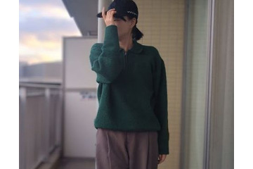 48歳寒波に怯えるPTAママが【GUマネキン買い】して週２愛用の防寒服が「緑のおばさんコーデの理にかなっていた」納得の理由 画像