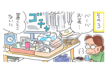 「私には無理ー!!」ここにお茶を置くの!? 何でも取ってあるからモノだらけ姑の汚部屋【アラカン主婦の毒吐き日記～貞子バーバはめんどくさい～ #15】 画像