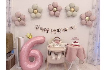 辻希美、次女のハーフバースデーを報告！キュートな姿にメロメロ「可愛すぎやしませんか！？」 画像