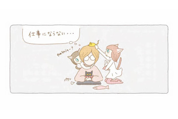 仕事にならない日もある。猫たちと過ごす冬のおうち時間【夜が明けるとき猫がそばにいれば #19】 画像