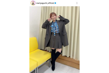 矢口真里、ほっそり美脚チラ見せの衣装SHOTに反響「最高です」「天使のような可愛さ」 画像